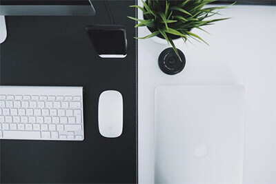 Cleaning up your workspace creates an immediate shift towards a better mood.